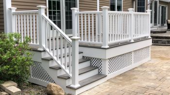 Deck building in Village of Nagog Woods by Torres Construction & Painting, Inc.